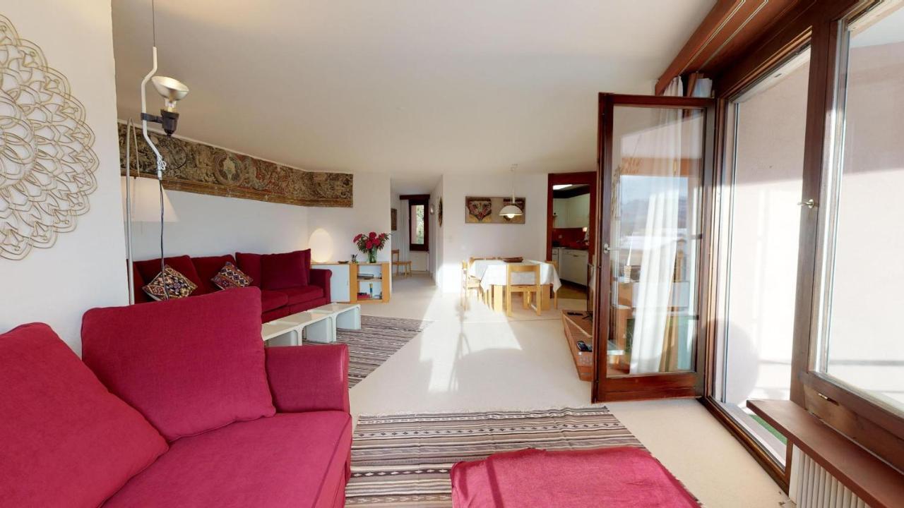 Abitaziun Quadratscha 22 - Samedan Apartment Exterior foto